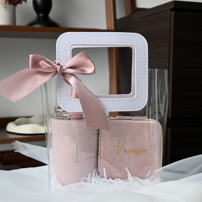 Personalised Bridesmaids Gift Set - Precious Pink Singapore