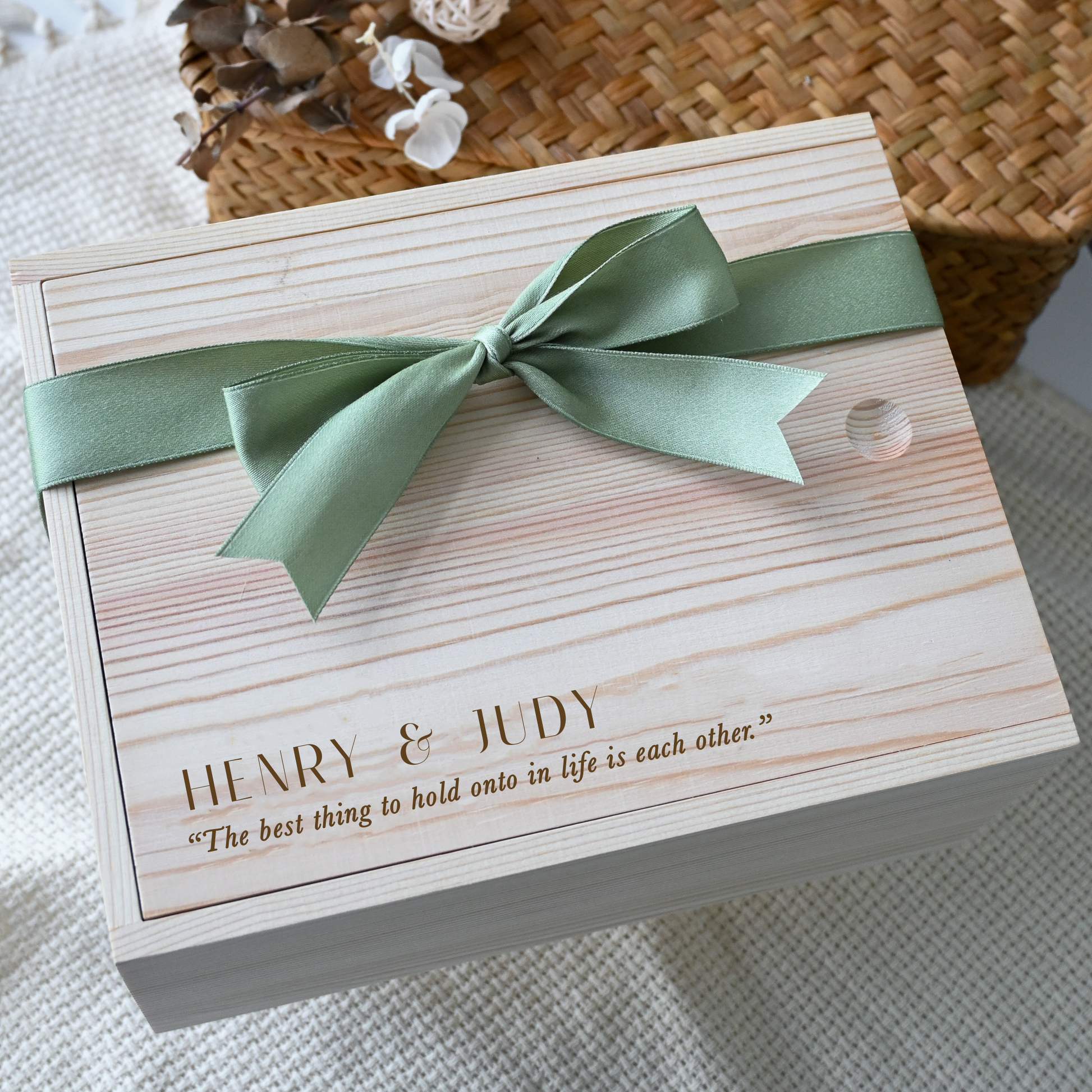 Personalised Housewarming/Wedding Couple Gift Set - Run Wild in Love