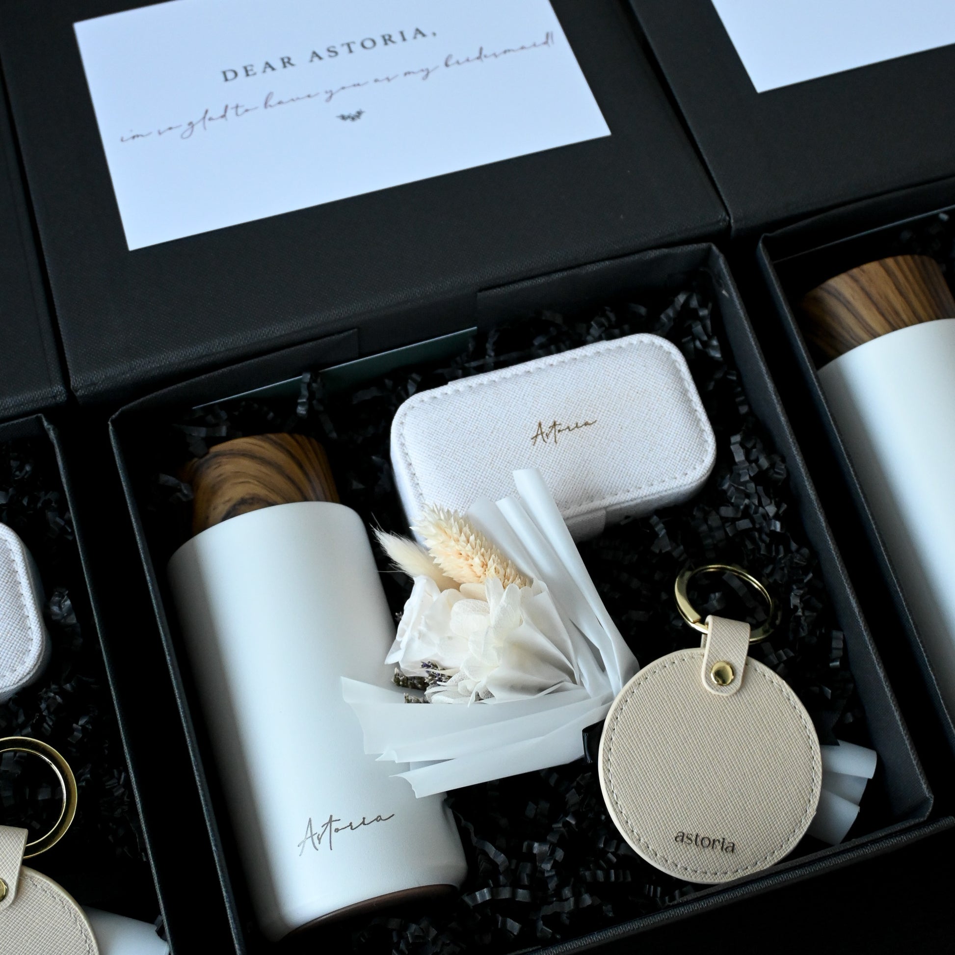 Personalised Ivory Bridesmaids Gift Set Singapore