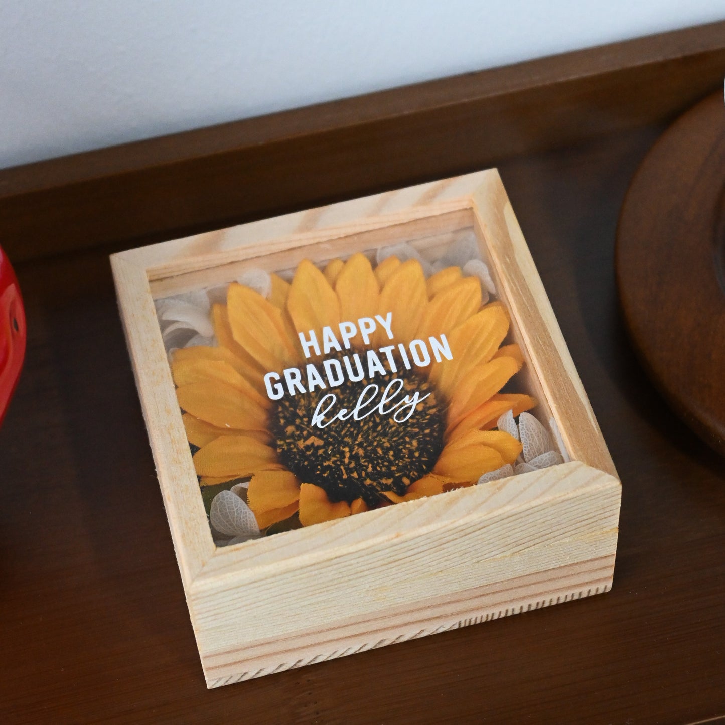 Personalised Sunflower Graduation Mini Bloom Box Singapore