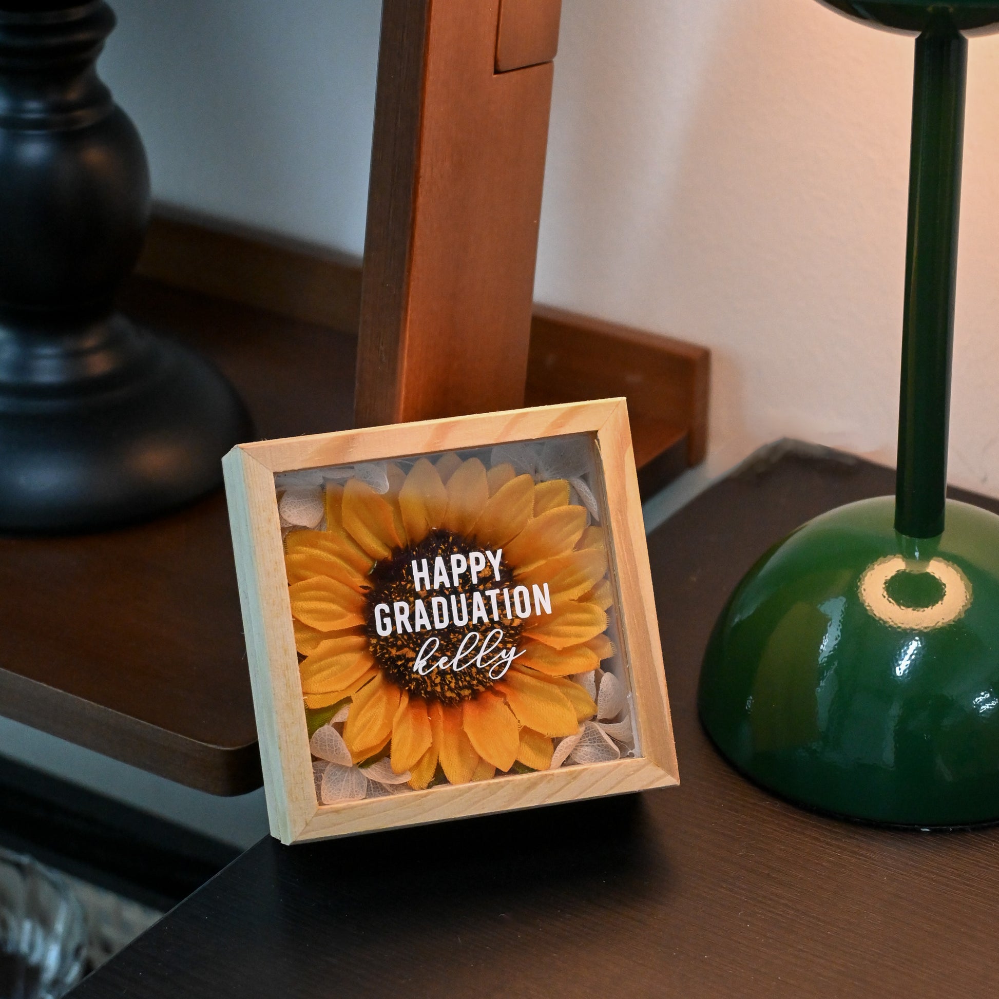 Personalised Sunflower Graduation Mini Bloom Box Singapore