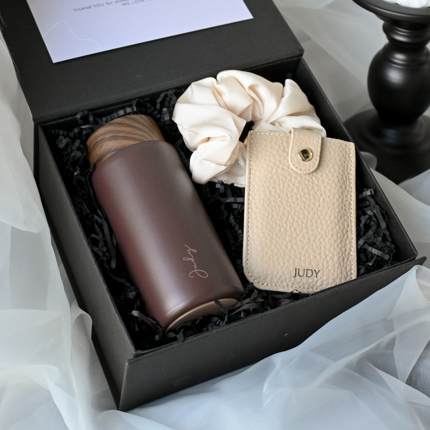 Personalised For Her Gift Set - Joy (Brown & Cream) Singapore