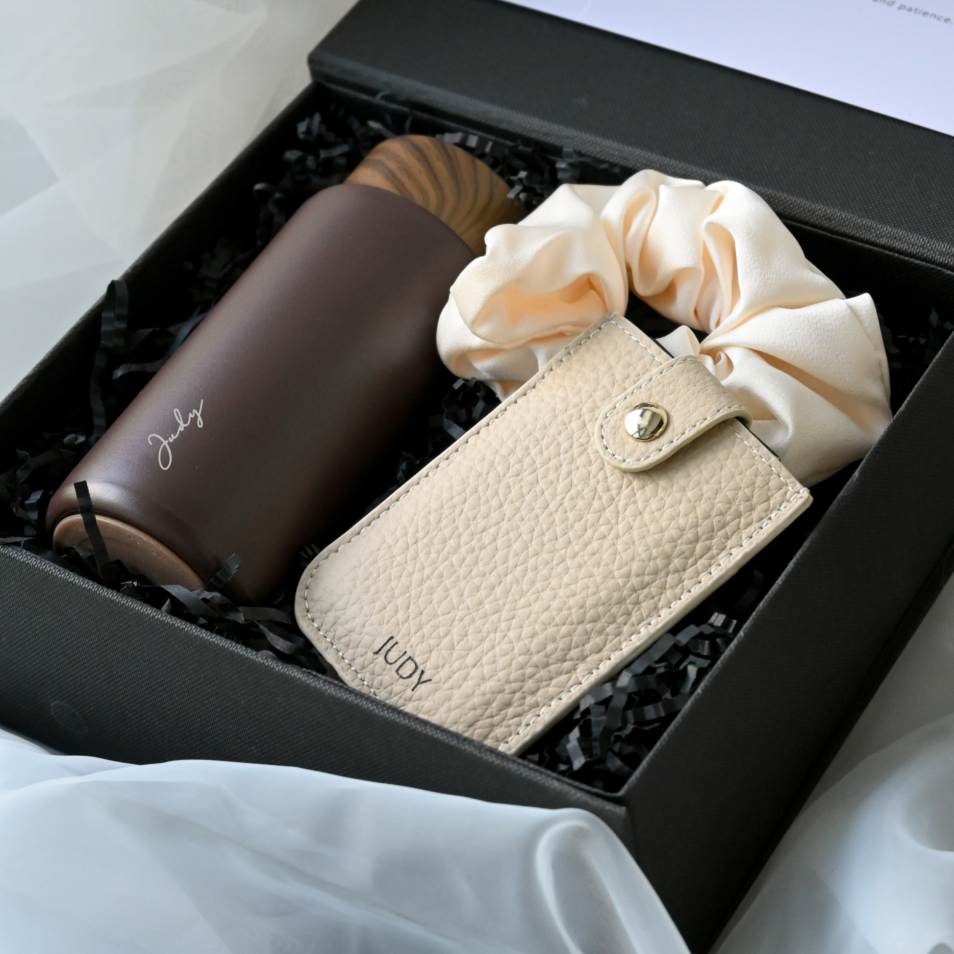 Personalised For Her Gift Set - Joy (Brown & Cream) Singapore