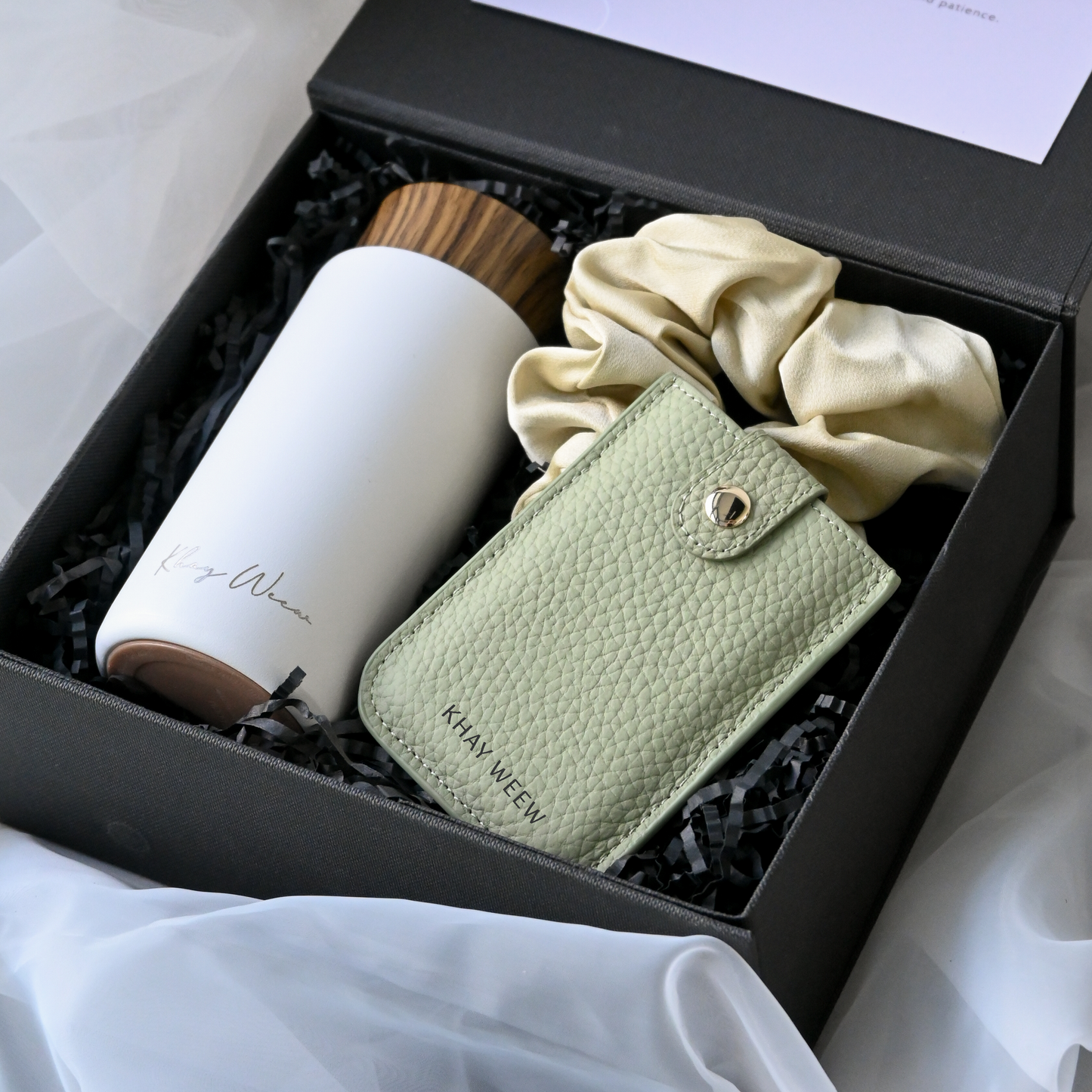 Personalised For Her Gift Set - Joy (White & Green) Singapore